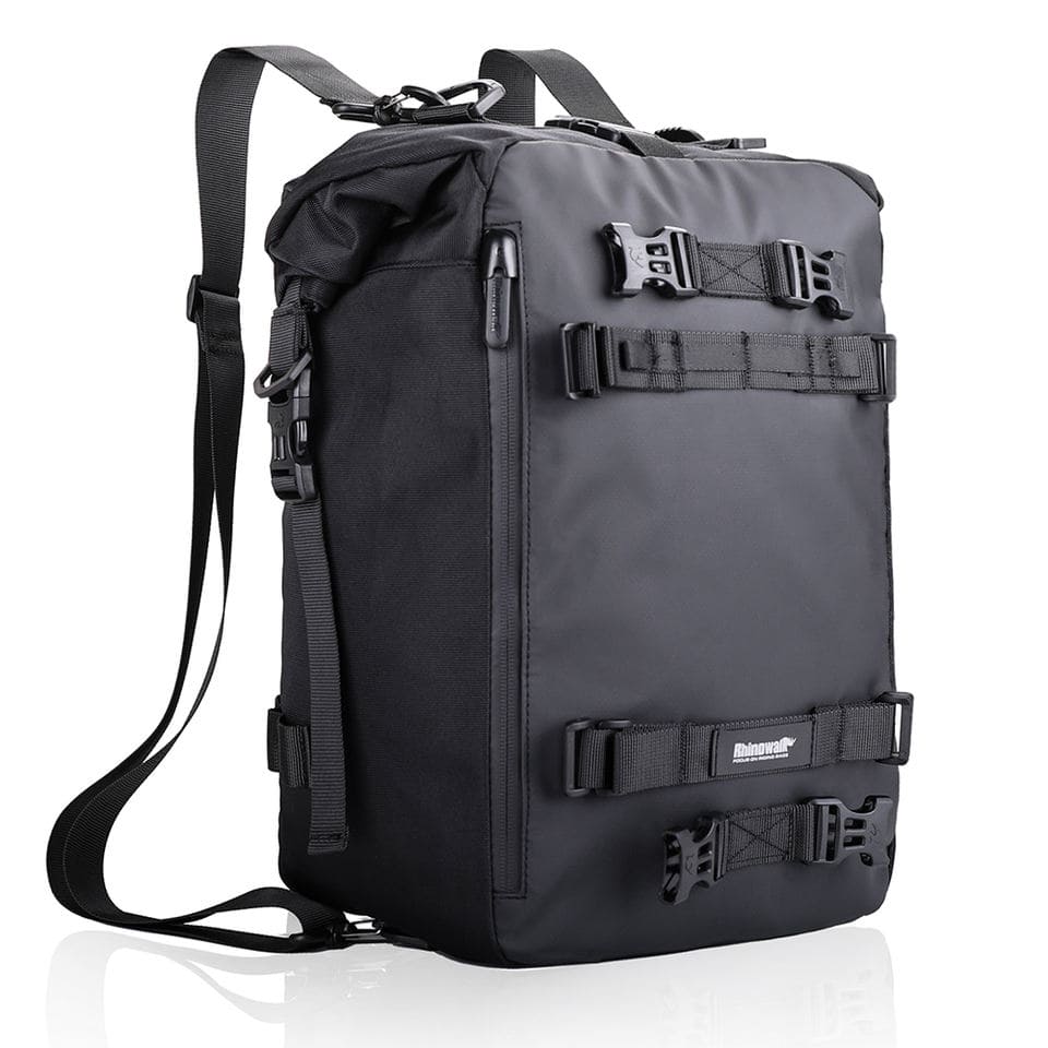 Motorradtasche 10 L "Rhinowalk", schwarz, wasserdicht, mit den Tragegürtelset MT21610