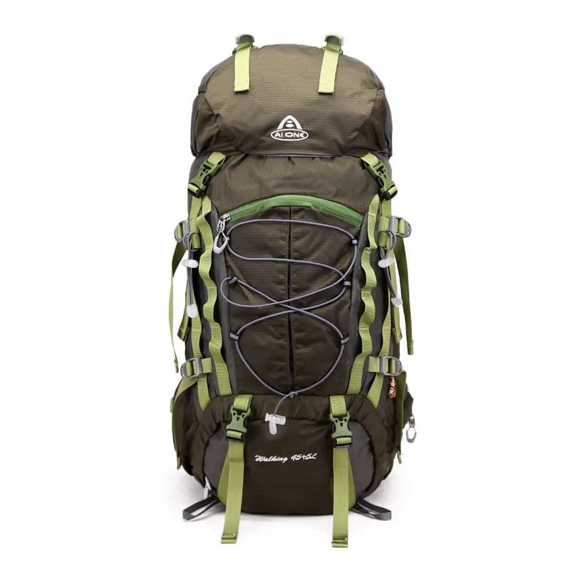 Leichter Rucksack aus Nylon für Bergsteigen und Trekking - 50L, Ergonomischer Rahmen