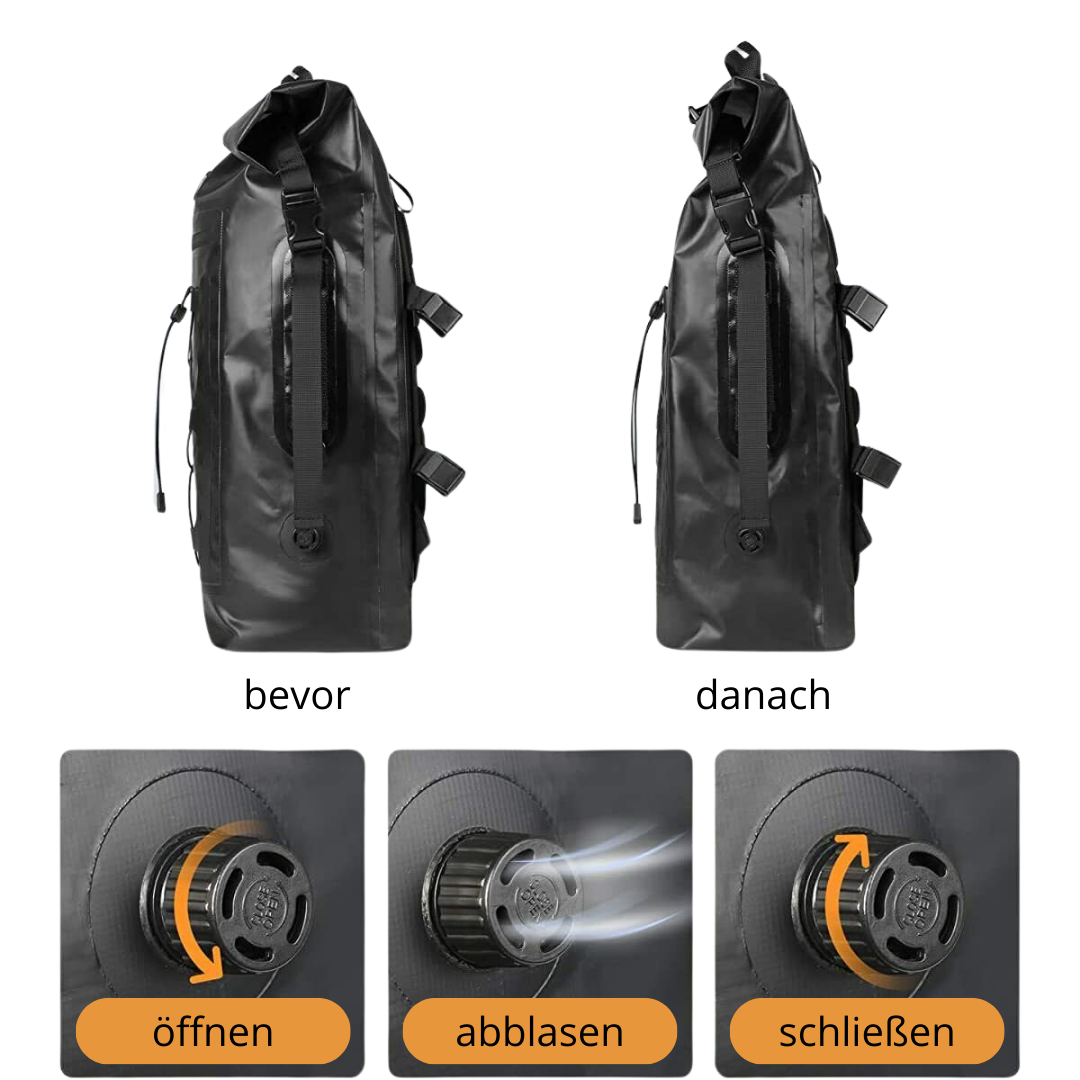 Wasserdichte Gepäcksrolle 35 L für Outdoor, Dry Bags, Fahrradtasche, strapazierfähige und funktionell
