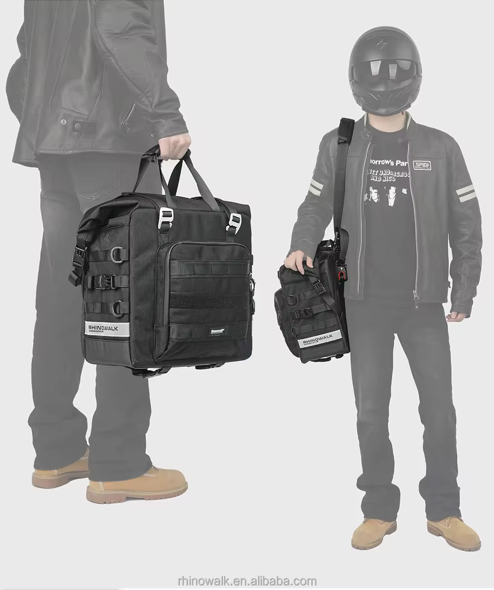 Wasserdichte Motorrad-Seitentasche 25 L.