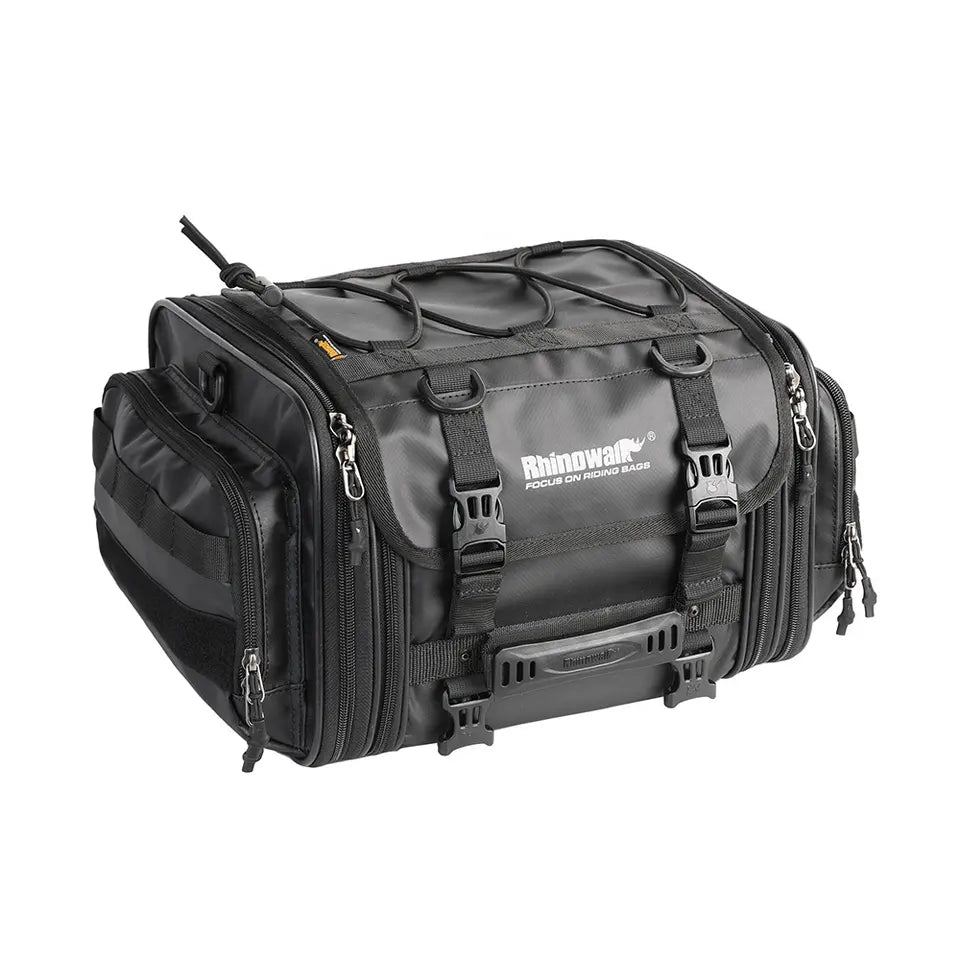 Motorrad Satteltasche "Rhinowalk" mit variable Größe 19 - 26 L, wasserdicht, zuverlässige und strapazierfähige