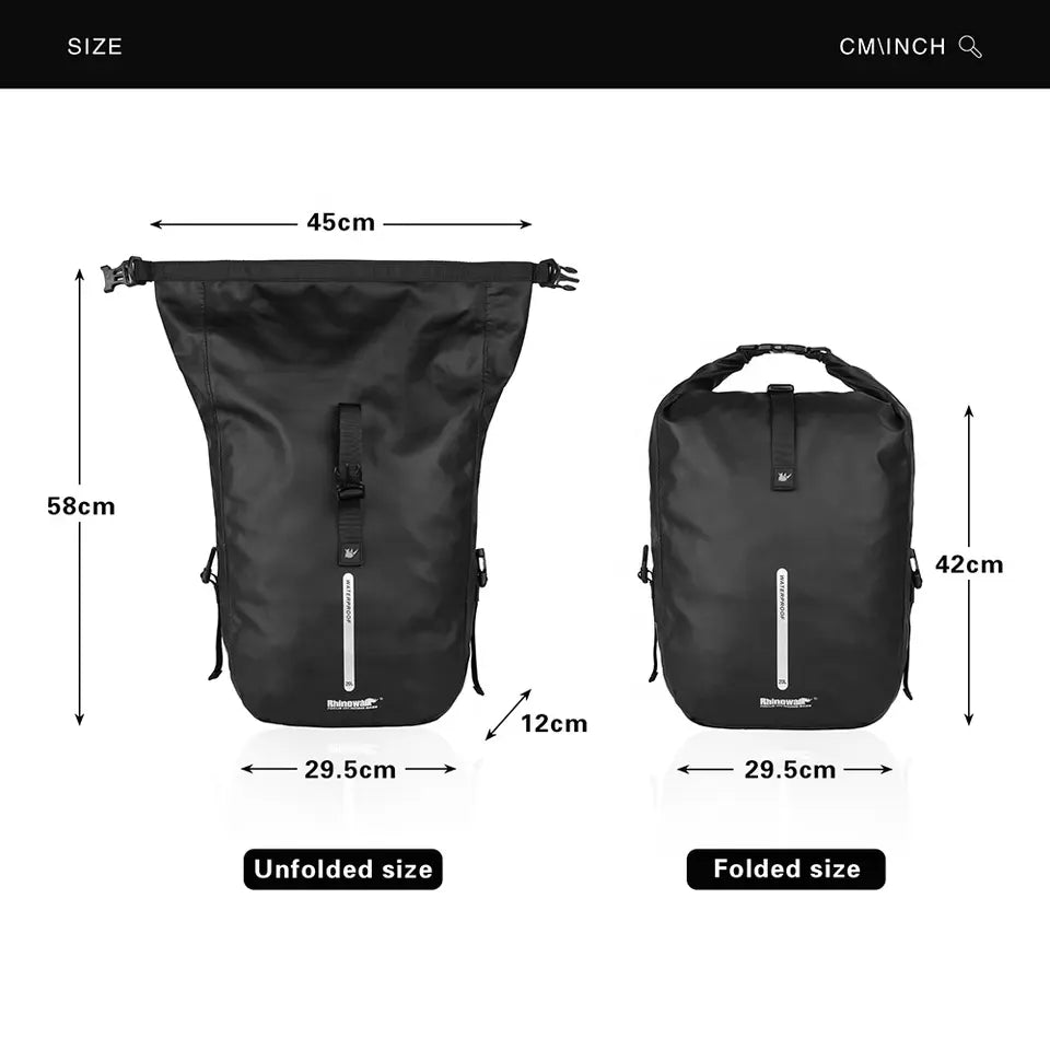 Fahrradtasche "Rhinowalk" 20 L, Dry Bags, zuverlässig und strapazierfähig