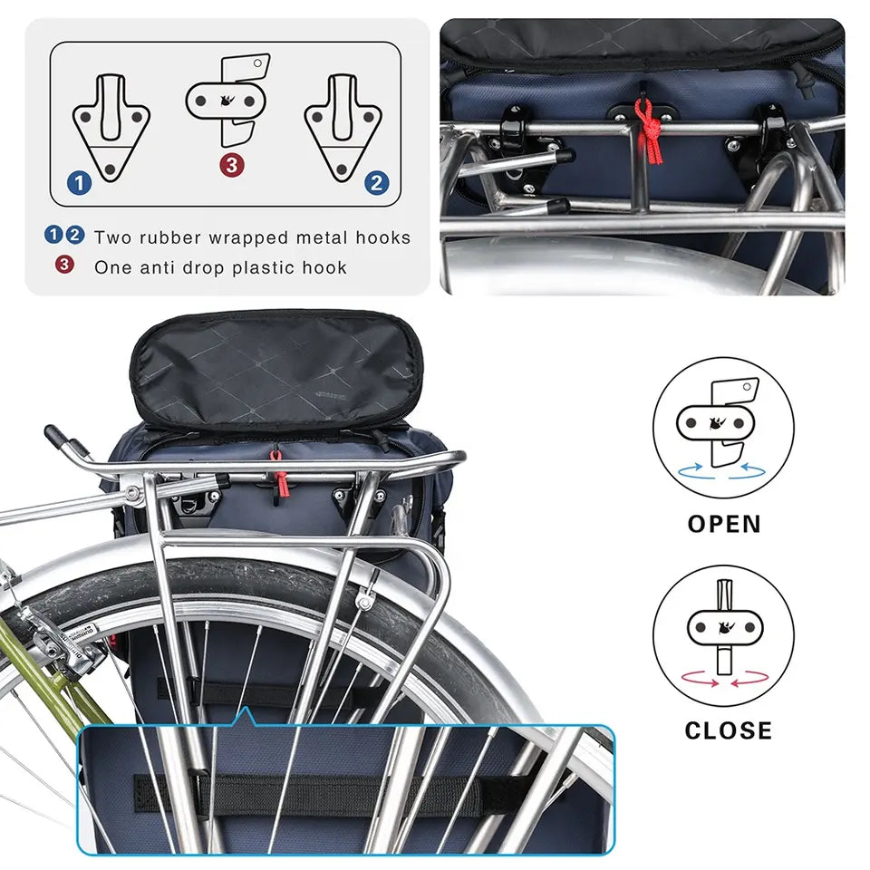 Fahrradtasche "Rhinowalk" 20 L, Dry Bags, zuverlässig und strapazierfähig