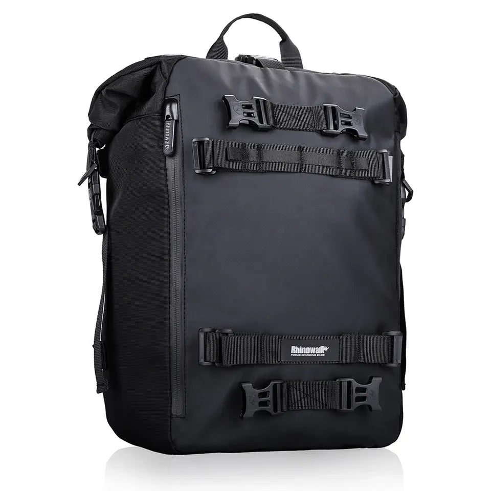 Motorradtasche 20 L "Rhinowalk", schwarz, wasserdicht, mit den Tragegürtelset MT21620