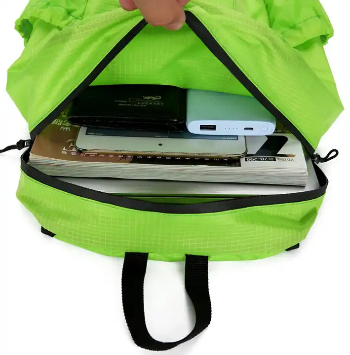 Faltbarer Leichtgewichts-Rucksack 20L - Strapazierfähig, Wasserdicht, Kompakt