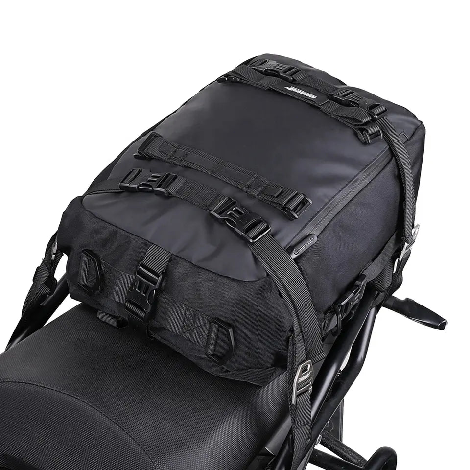 Motorradtasche 20 L "Rhinowalk", schwarz, wasserdicht, mit den Tragegürtelset MT21620