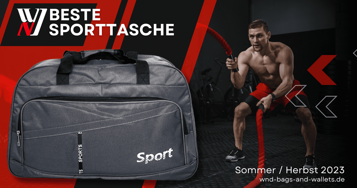 Reise- & Sporttasche 50 L mit Schultergurt. Wasserdicht und strapazierfähig.