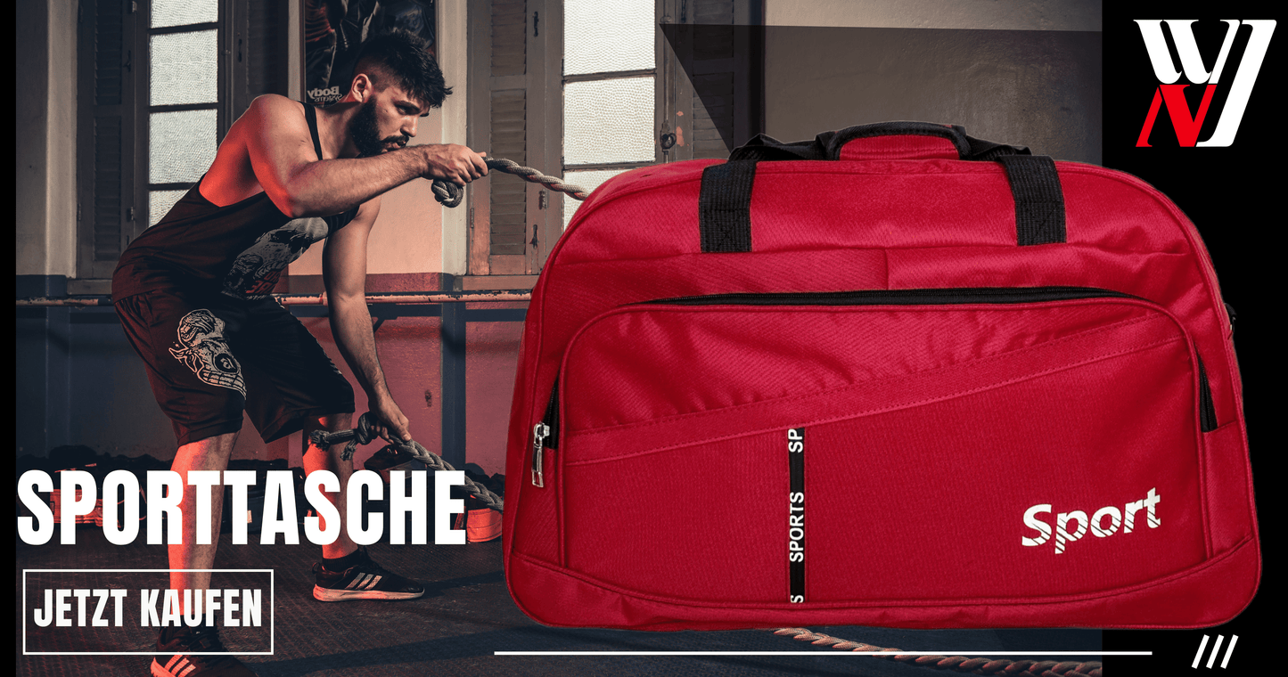 Reise- & Sporttasche 50 L mit Schultergurt. Wasserdicht und strapazierfähig.