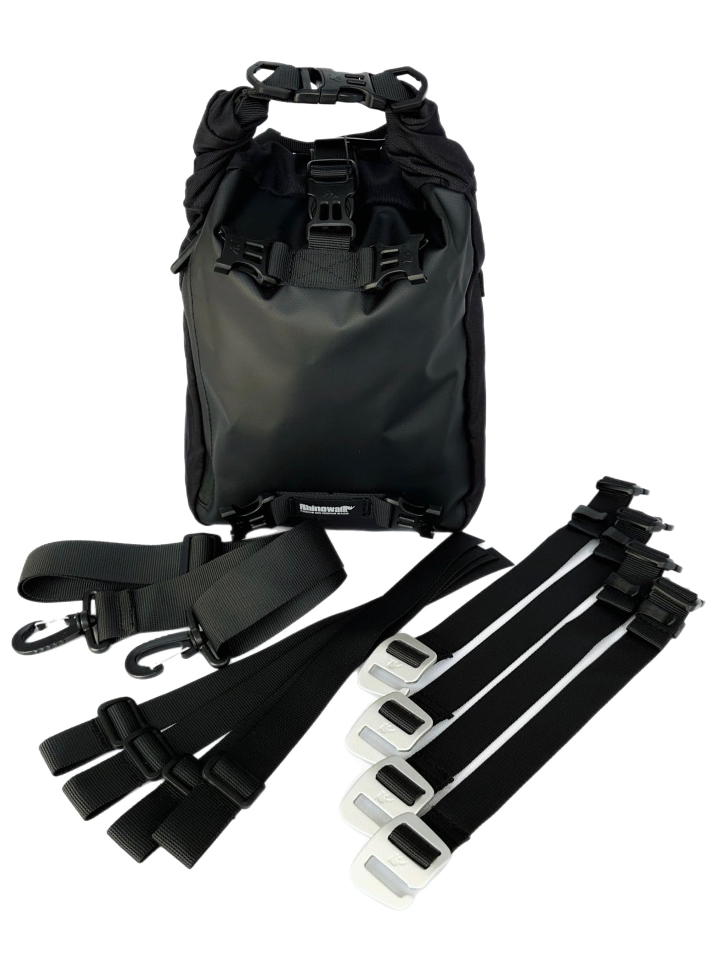 Motorradtasche 10 L "Rhinowalk", schwarz, wasserdicht, mit den Tragegürtelset MT21610