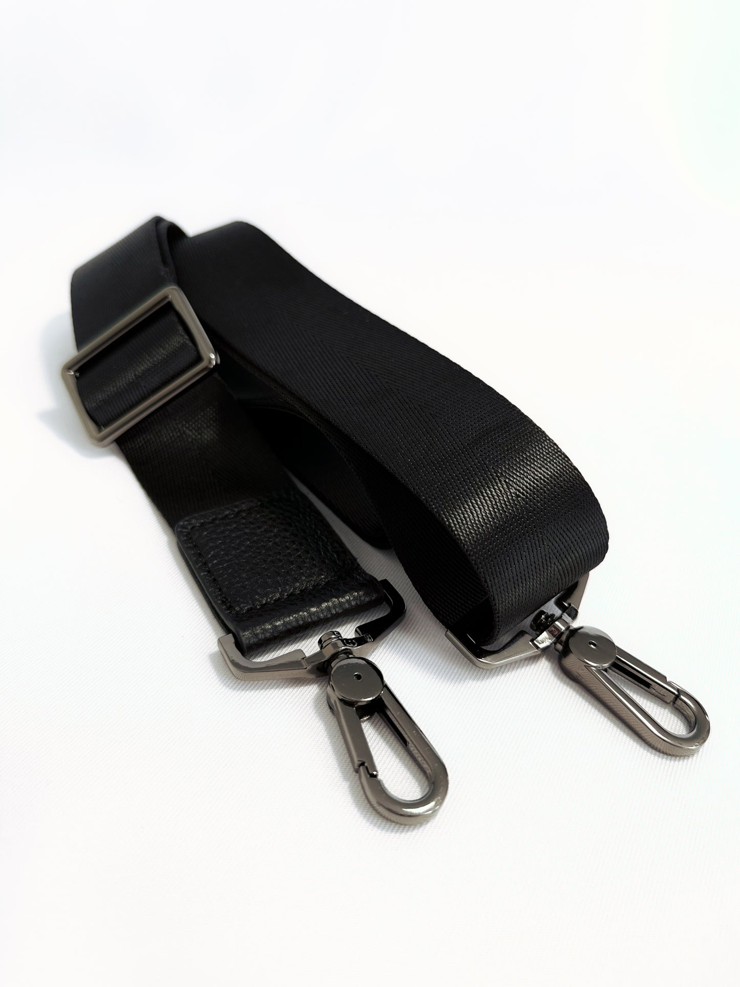 Herren Umhängetasche aus echtem Leder, schwarz