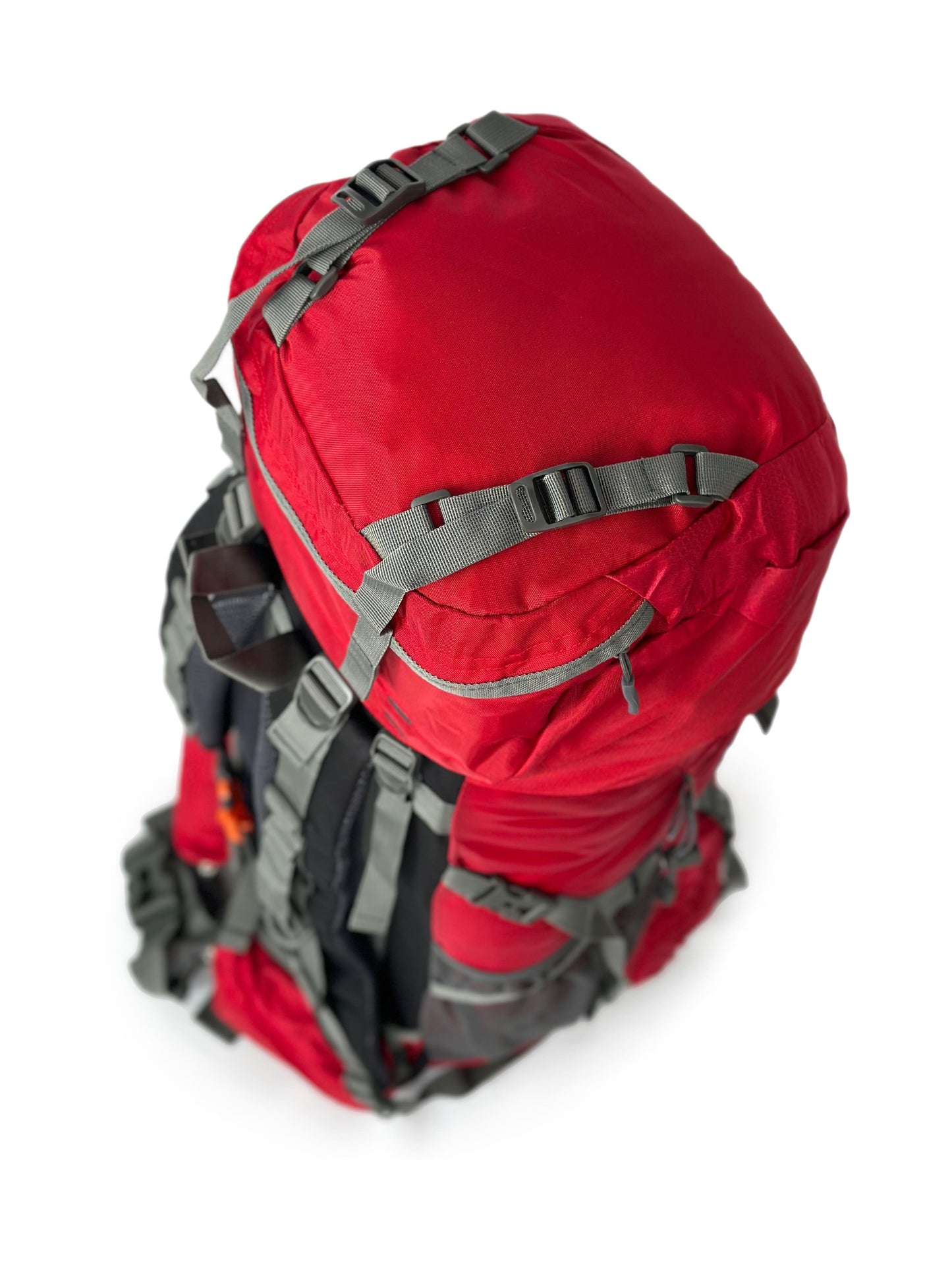 Leichter Nylon Touristen-Trekkingrucksack 70 + 5 L mit Rahmen