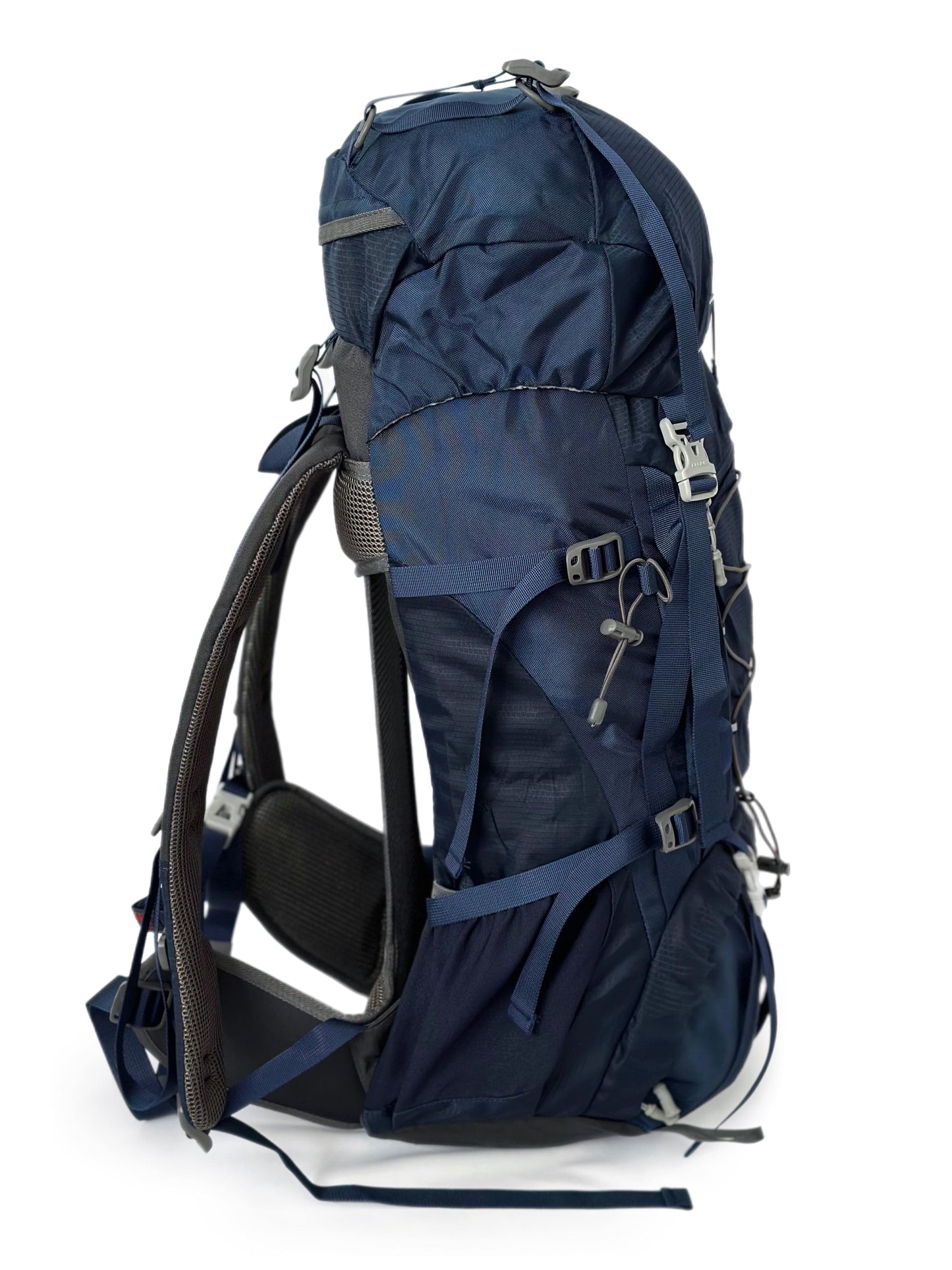 Leichter Rucksack aus Nylon für Bergsteigen und Trekking - 50L, Ergonomischer Rahmen