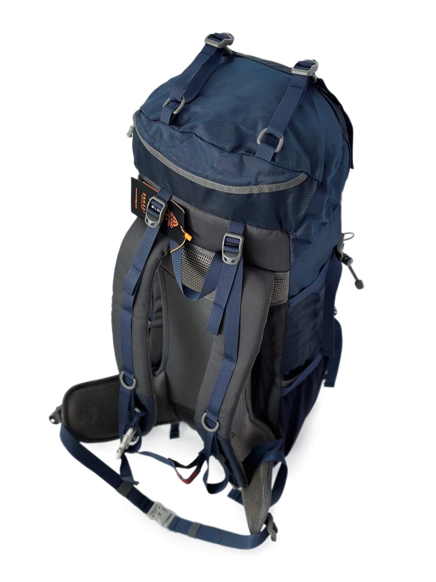 Leichter Rucksack aus Nylon für Bergsteigen und Trekking - 50L, Ergonomischer Rahmen