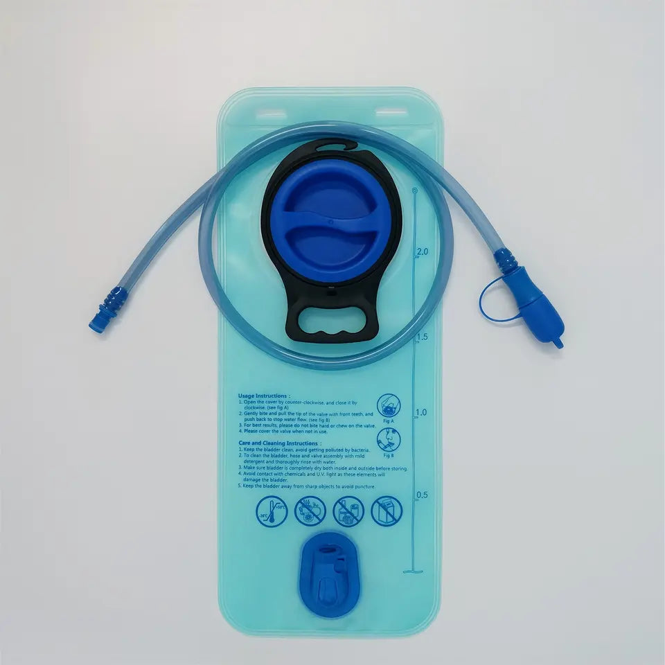 Wasserblase für Rucksäckentrinksystemen. Hydration Packs. Wasservorrat und einfacher Zugriff