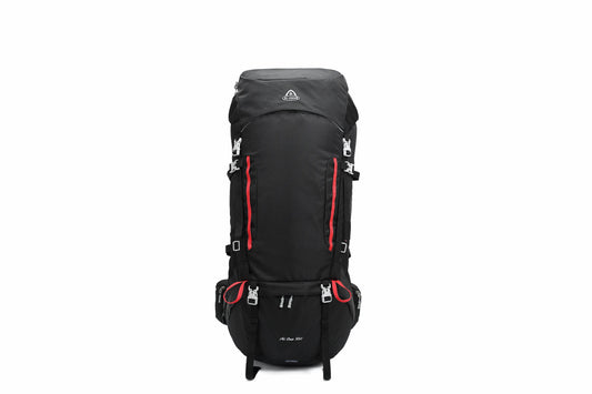 Trekking Rucksack 80 L, mit/ohne Trinksystem, mit Außenrahmen, mit Regenhülle