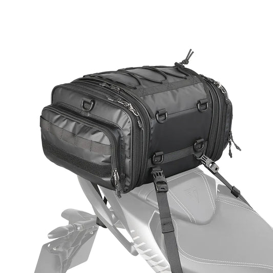 Motorrad Satteltasche "Rhinowalk" mit variable Größe 19 - 26 L, wasserdicht, zuverlässige und strapazierfähige