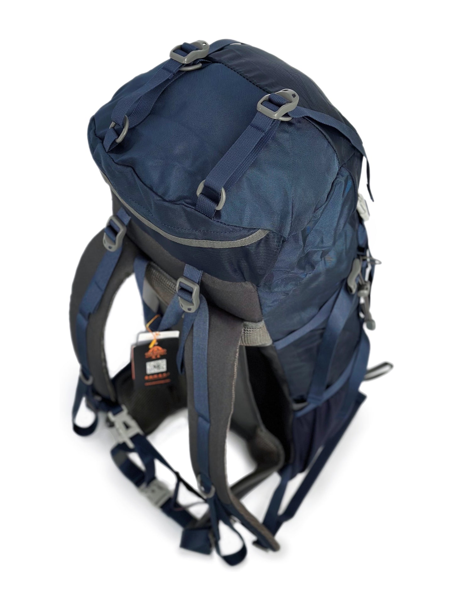 Leichter Rucksack aus Nylon für Bergsteigen und Trekking - 50L, Ergonomischer Rahmen